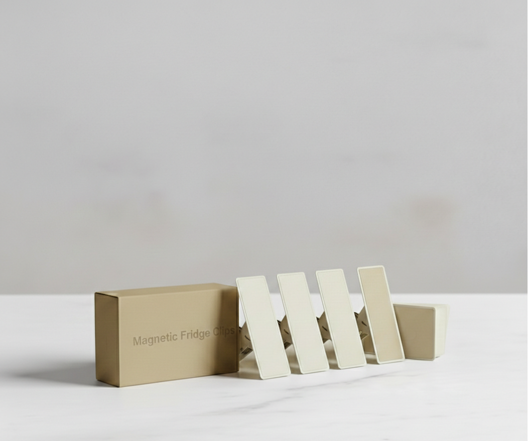 Magnetic fridge clips